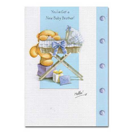 New Brother Forever Friends Card